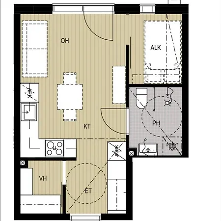 Linnakankaan Helmi Apartment Kempele